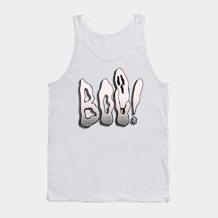 Boo! pink Tank Top